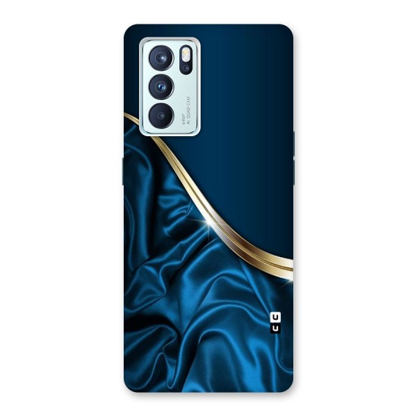 Blue Smooth Flow Back Case for Oppo Reno6 Pro 5G