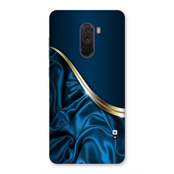 Blue Smooth Flow Back Case for Poco F1