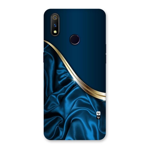 Blue Smooth Flow Back Case for Realme 3 Pro