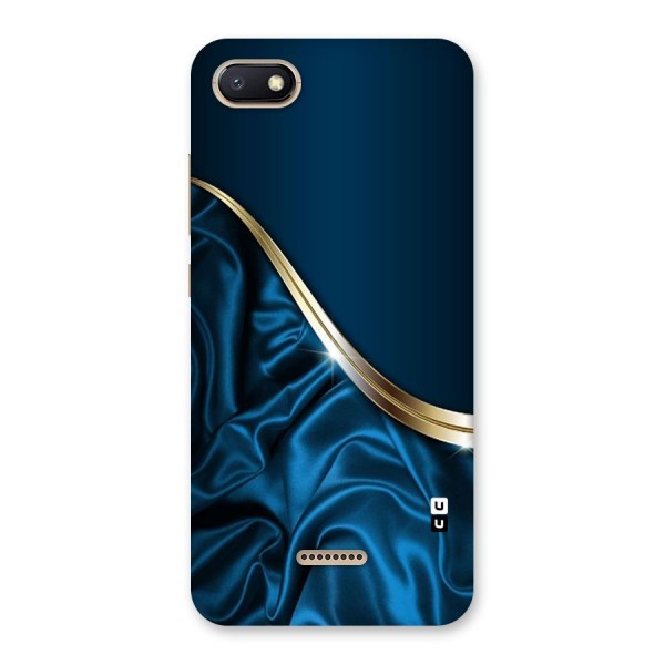 Blue Smooth Flow Back Case for Redmi 6A