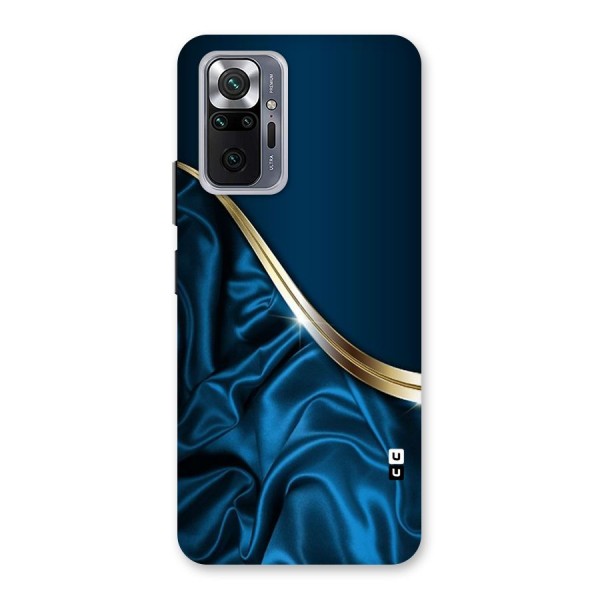 Blue Smooth Flow Back Case for Redmi Note 10 Pro