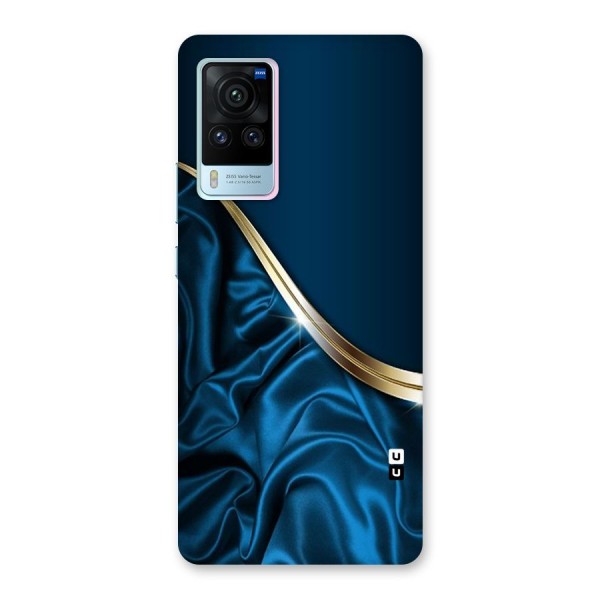 Blue Smooth Flow Back Case for Vivo X60 Pro