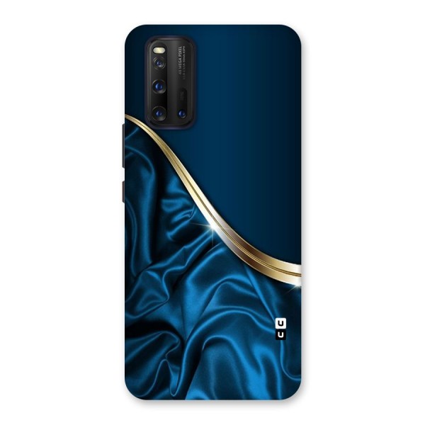 Blue Smooth Flow Back Case for Vivo iQOO 3