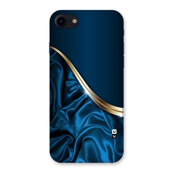 Blue Smooth Flow Back Case for iPhone SE 2020