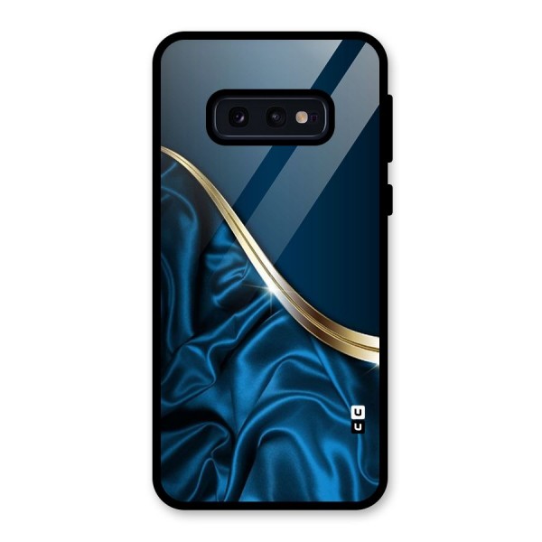 Blue Smooth Flow Glass Back Case for Galaxy S10e