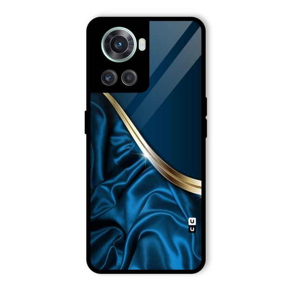 Blue Smooth Flow Glass Back Case for OnePlus 10R