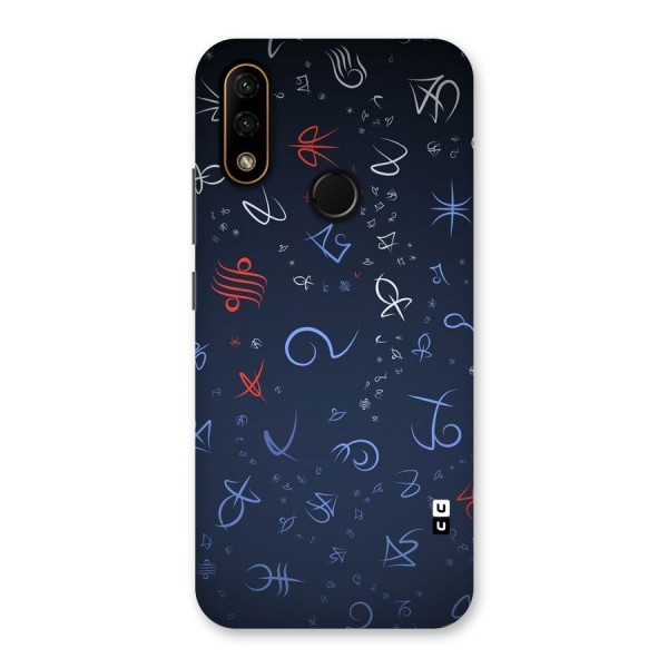 Blue Symbols Back Case for Lenovo A6 Note