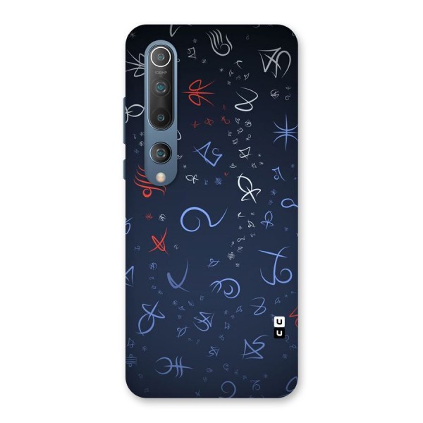 Blue Symbols Back Case for Mi 10