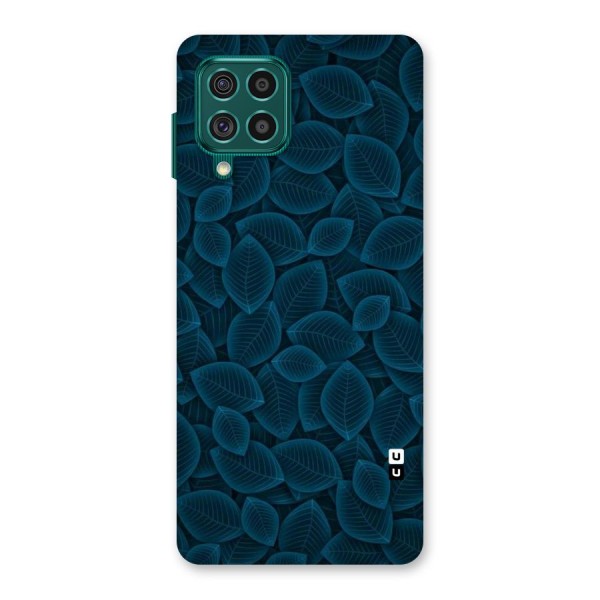 Blue Thin Leaves Back Case for Galaxy F62