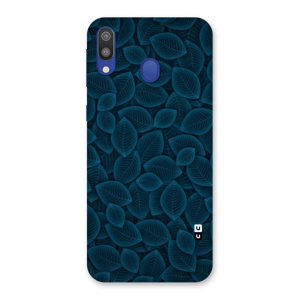 Blue Thin Leaves Back Case for Galaxy M20