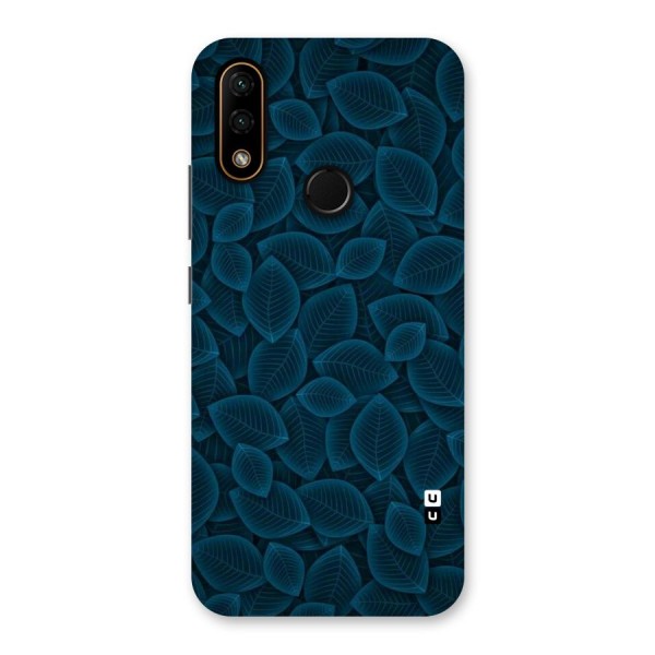 Blue Thin Leaves Back Case for Lenovo A6 Note