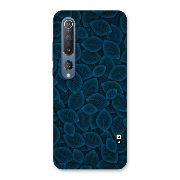 Blue Thin Leaves Back Case for Mi 10