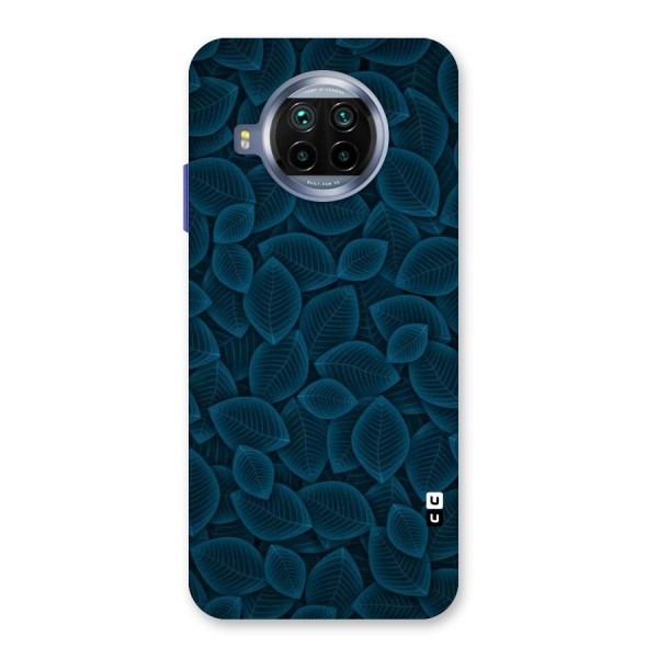 Blue Thin Leaves Back Case for Mi 10i