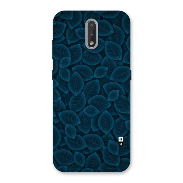 Blue Thin Leaves Back Case for Nokia 2.3