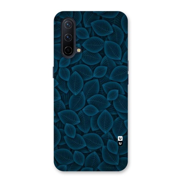 Blue Thin Leaves Back Case for OnePlus Nord CE 5G