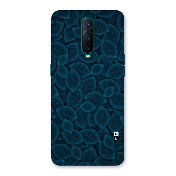 Blue Thin Leaves Back Case for Oppo R17 Pro