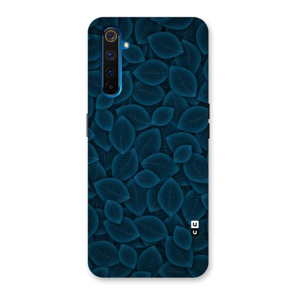 Blue Thin Leaves Back Case for Realme 6 Pro