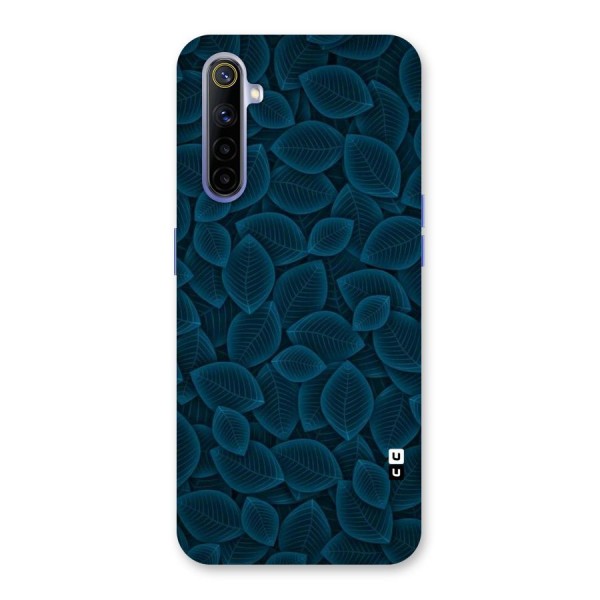 Blue Thin Leaves Back Case for Realme 6i