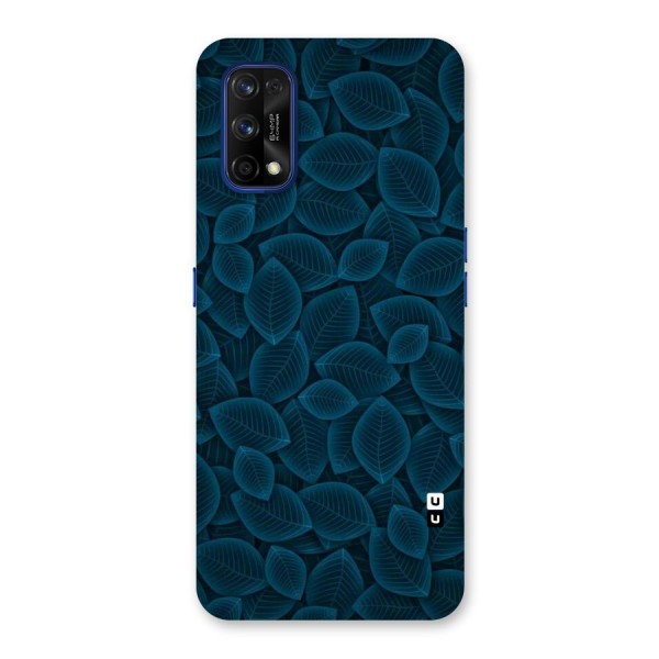 Blue Thin Leaves Back Case for Realme 7 Pro