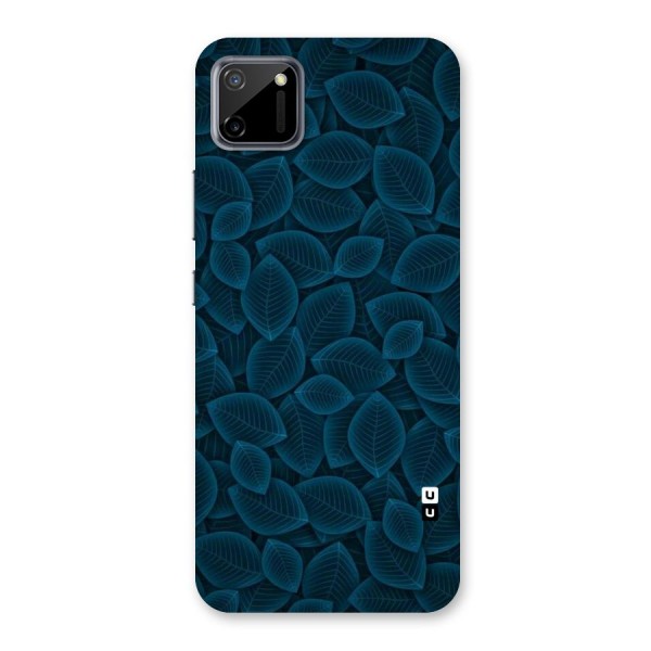 Blue Thin Leaves Back Case for Realme C11