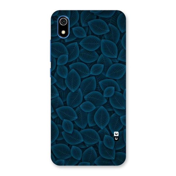 Blue Thin Leaves Back Case for Redmi 7A