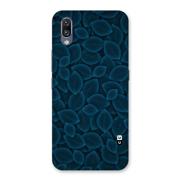 Blue Thin Leaves Back Case for Vivo NEX