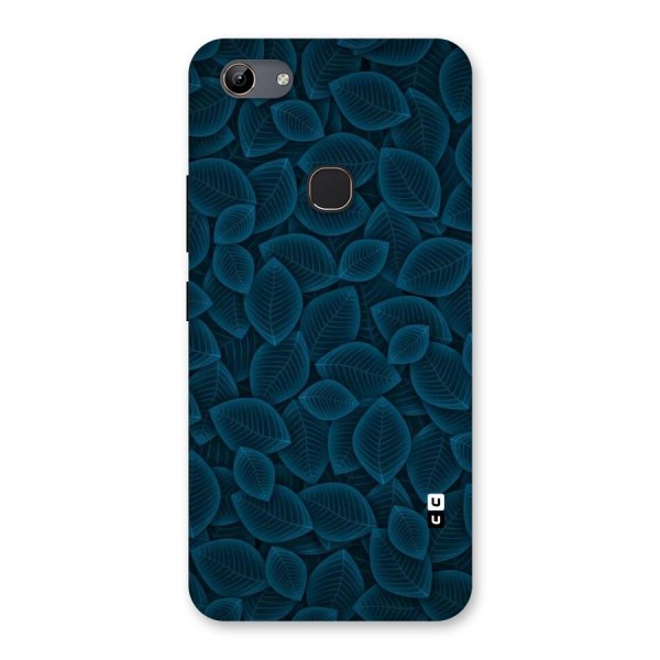 Blue Thin Leaves Back Case for Vivo Y81