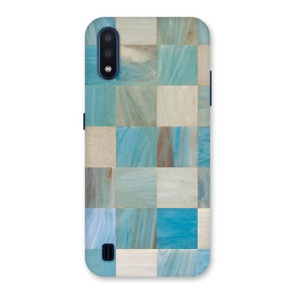 Blue Tiles Back Case for Galaxy M01