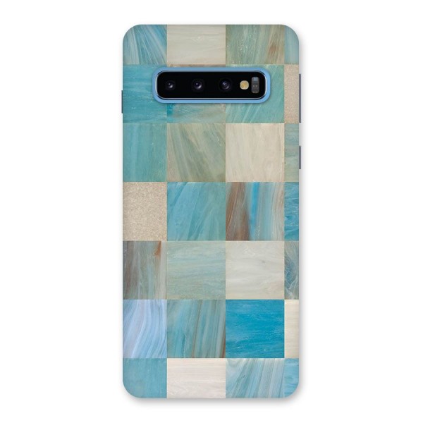 Blue Tiles Back Case for Galaxy S10