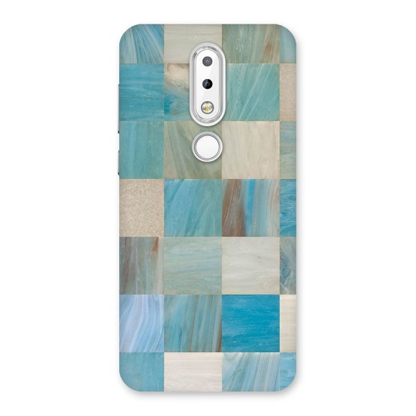 Blue Tiles Back Case for Nokia 6.1 Plus