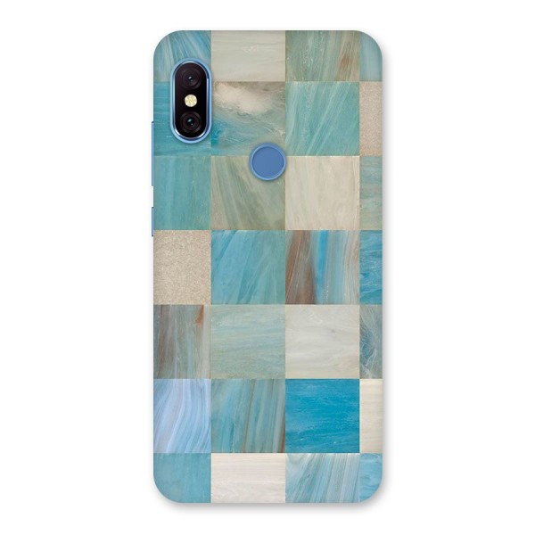 Blue Tiles Back Case for Redmi Note 6 Pro