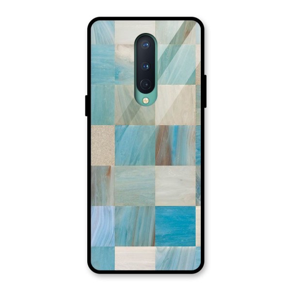 Blue Tiles Glass Back Case for OnePlus 8