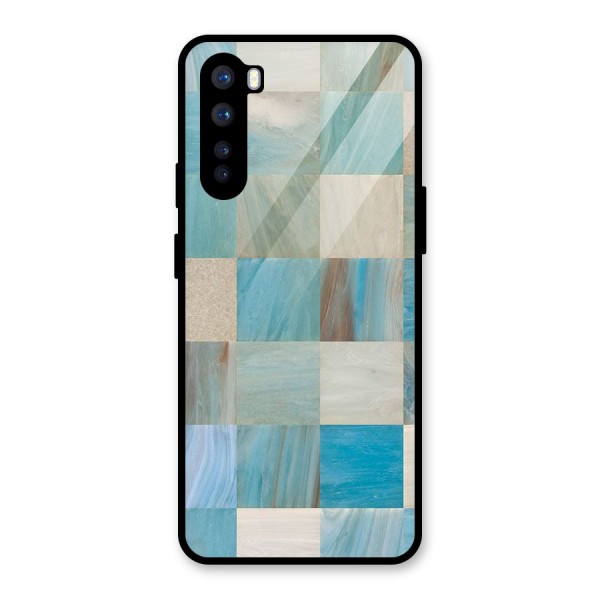 Blue Tiles Glass Back Case for OnePlus Nord