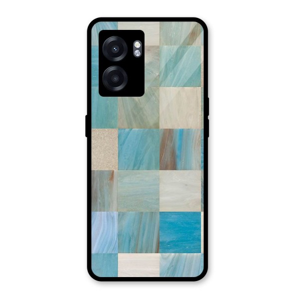 Blue Tiles Glass Back Case for Oppo K10 (5G)