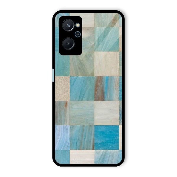 Blue Tiles Glass Back Case for Realme 9i