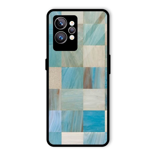 Blue Tiles Glass Back Case for Realme GT2 Pro