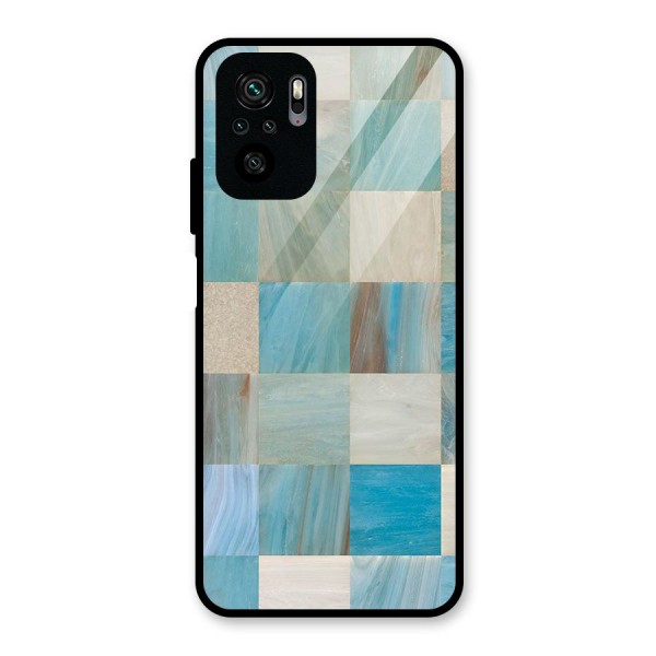 Blue Tiles Glass Back Case for Redmi Note 10