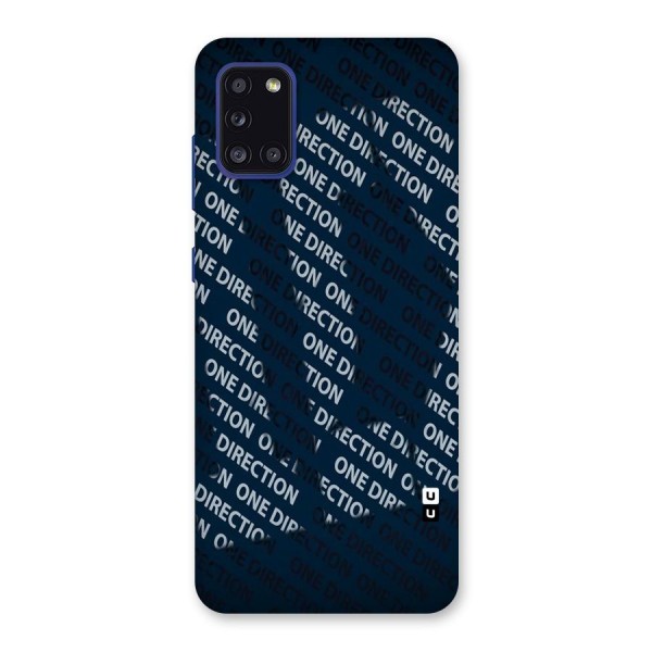 Blue Way Back Case for Galaxy A31