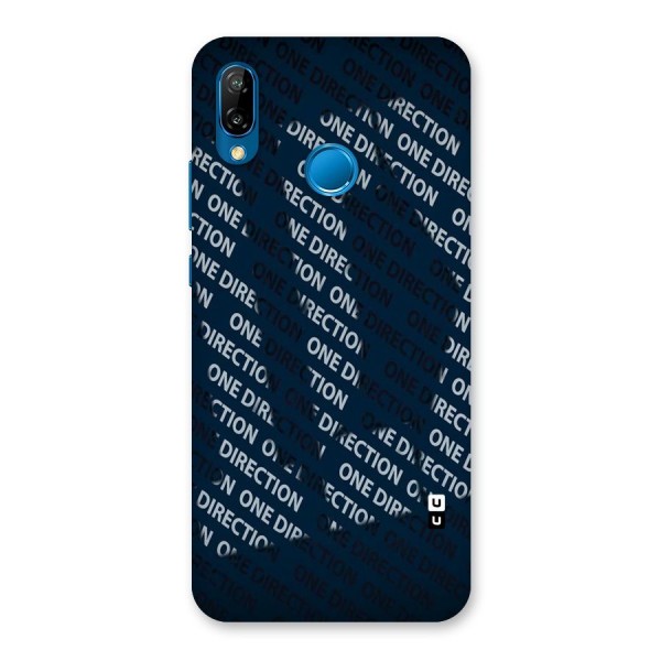 Blue Way Back Case for Huawei P20 Lite