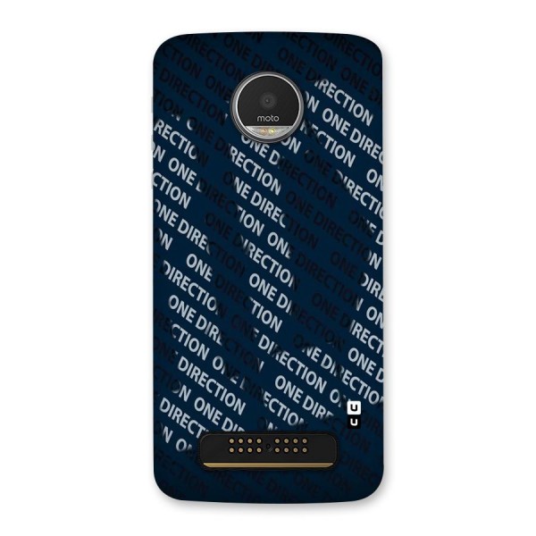 Blue Way Back Case for Moto Z Play