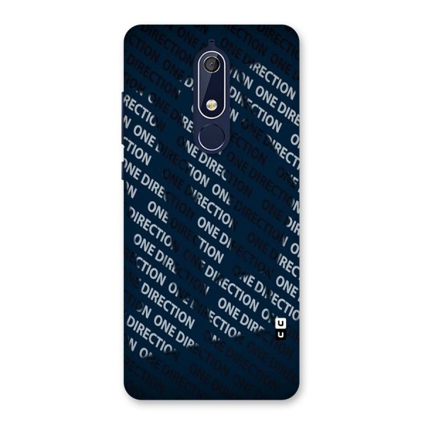 Blue Way Back Case for Nokia 5.1