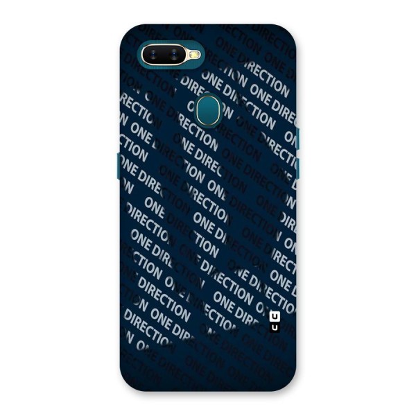 Blue Way Back Case for Oppo A7