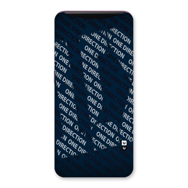 Blue Way Back Case for Oppo Find X