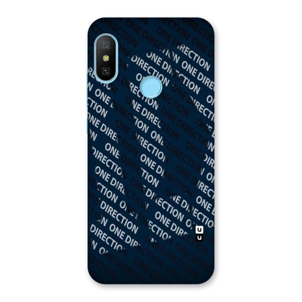 Blue Way Back Case for Redmi 6 Pro