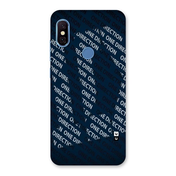 Blue Way Back Case for Redmi Note 6 Pro