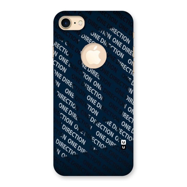 Blue Way Back Case for iPhone 8 Logo Cut