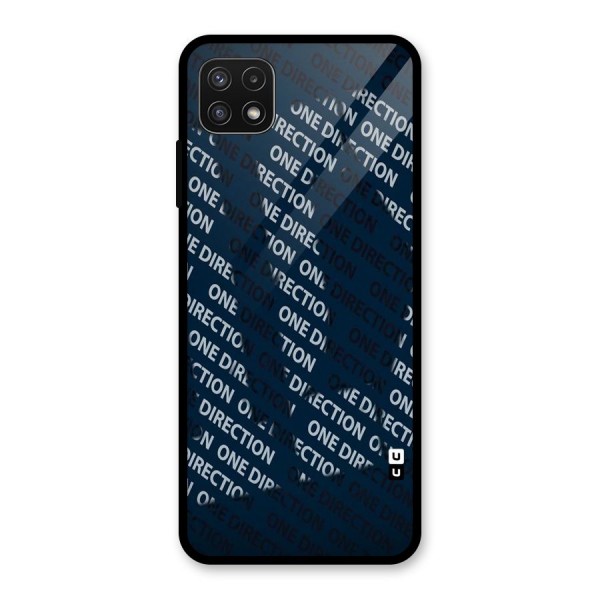 Blue Way Glass Back Case for Galaxy A22 5G