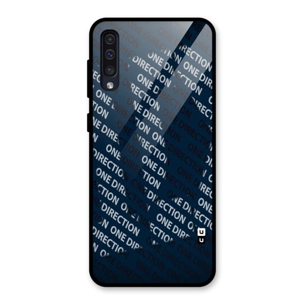 Blue Way Glass Back Case for Galaxy A50s