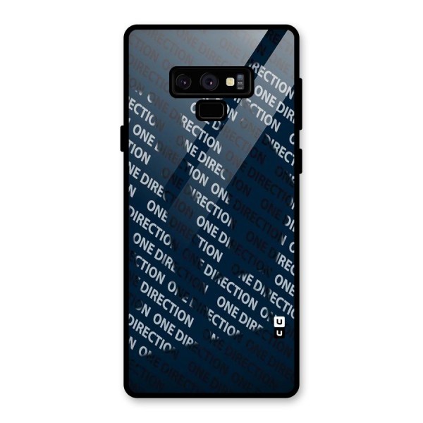 Blue Way Glass Back Case for Galaxy Note 9