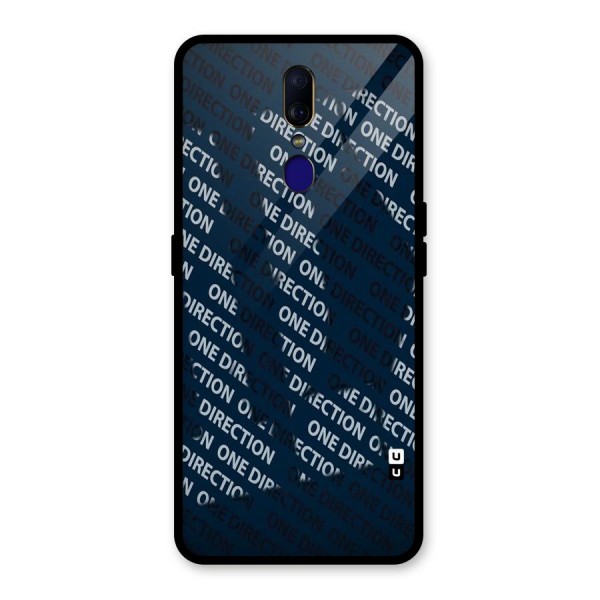 Blue Way Glass Back Case for Oppo F11